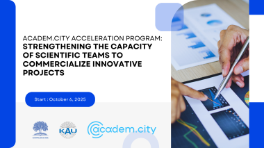 Academ.City Acceleration Program: strengthening the capacity of scientific teams to commercialize innovative projects